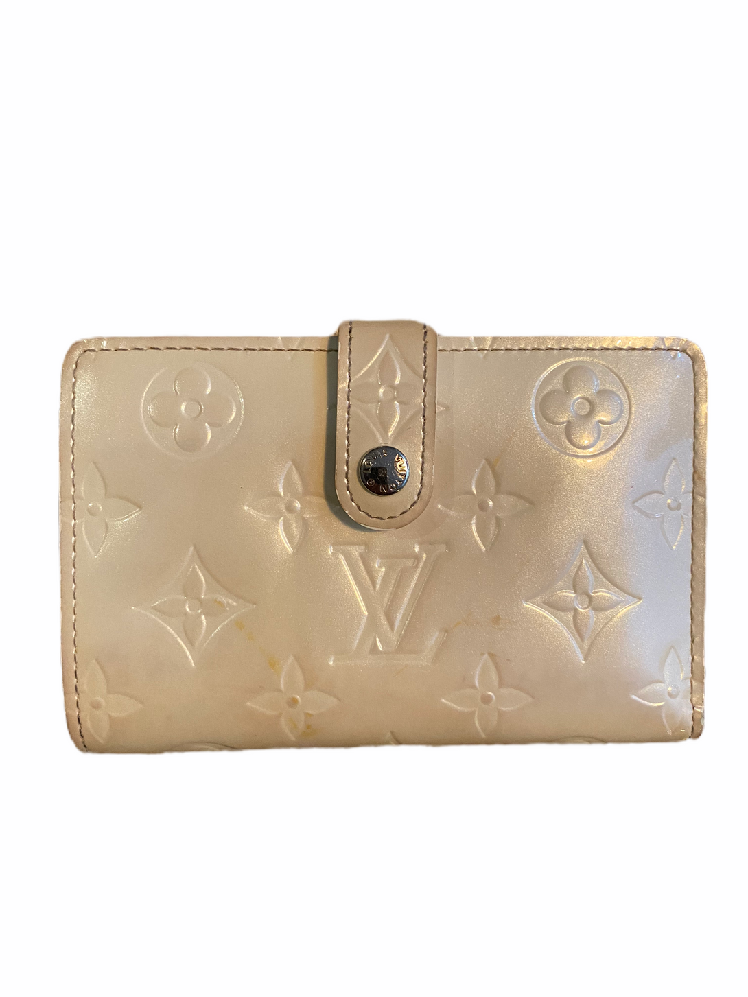 Louis Vuitton Cream Vernis Wallet - As Seen on Instagram - Siopaella Designer Exchange