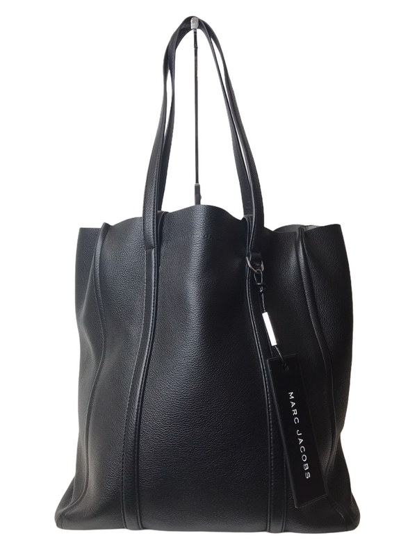 Marc Jacobs Black Pebbled Leather Tote
