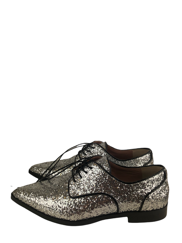 Valentino Sliver Sparkle Shoes - U.K. 4