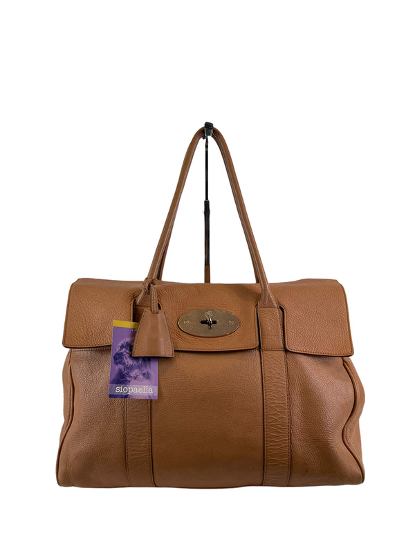 Mulberry Peach Leather ‘Bayswater’ Tote