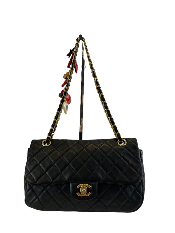 Chanel Cruise Charm Quilted Lambskin Flap