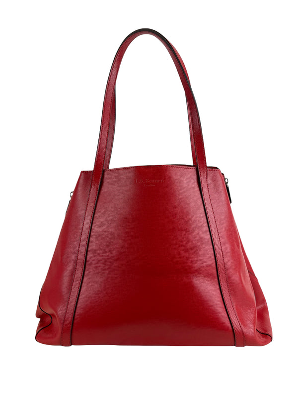 LK Bennett Red Leather Tote
