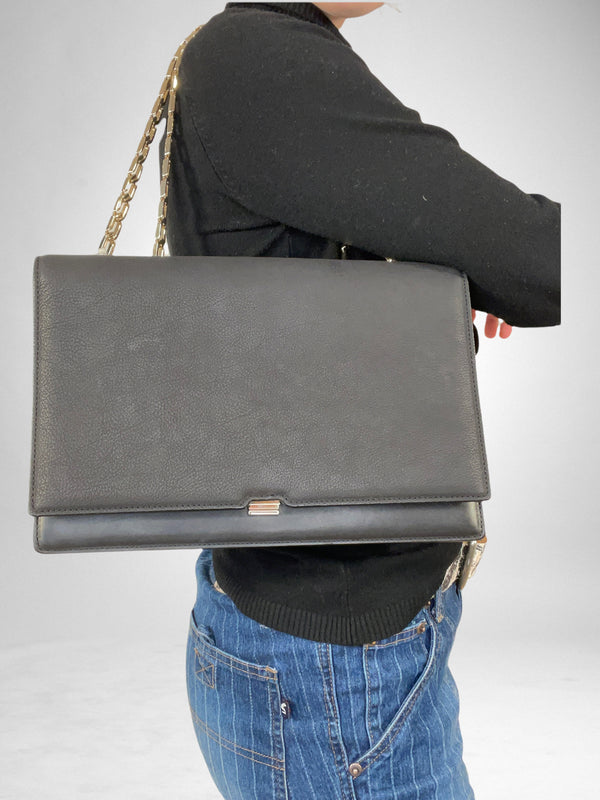 Victoria Beckham Black Leather Handbag