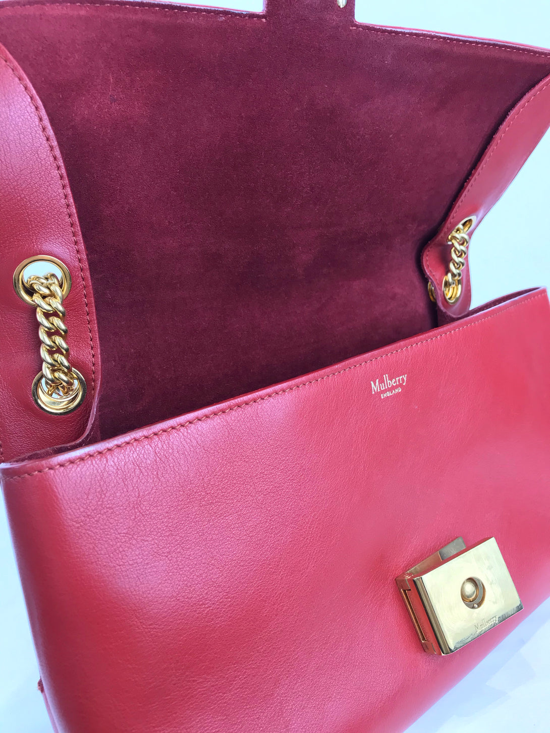 Mulberry Red ‘Cheyne’ Handbag - As Seen on Instagram 23/8/2020 - Siopaella Designer Exchange