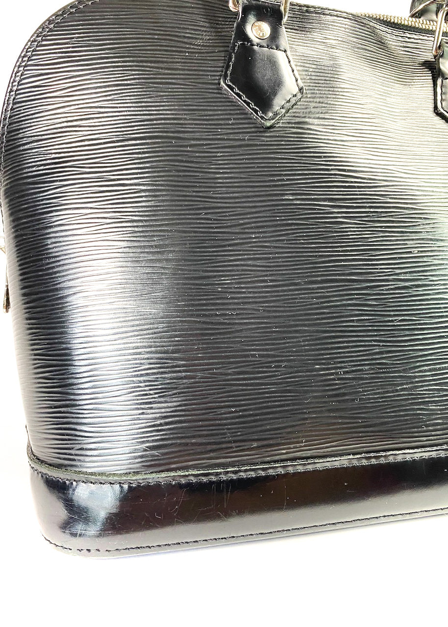 Louis Vuitton Black Epi Leather Alma - as seen on Instagram 22.07.2020 - Siopaella Designer Exchange