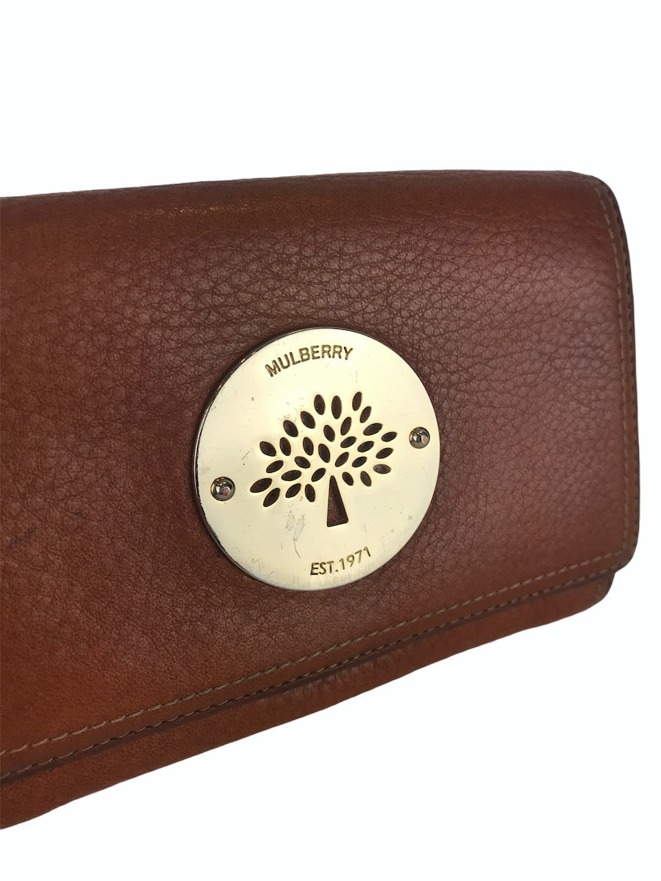 Mulberry Oak Leather Wallet  - As Seen On Instagram 09/09/2020 - Siopaella Designer Exchange