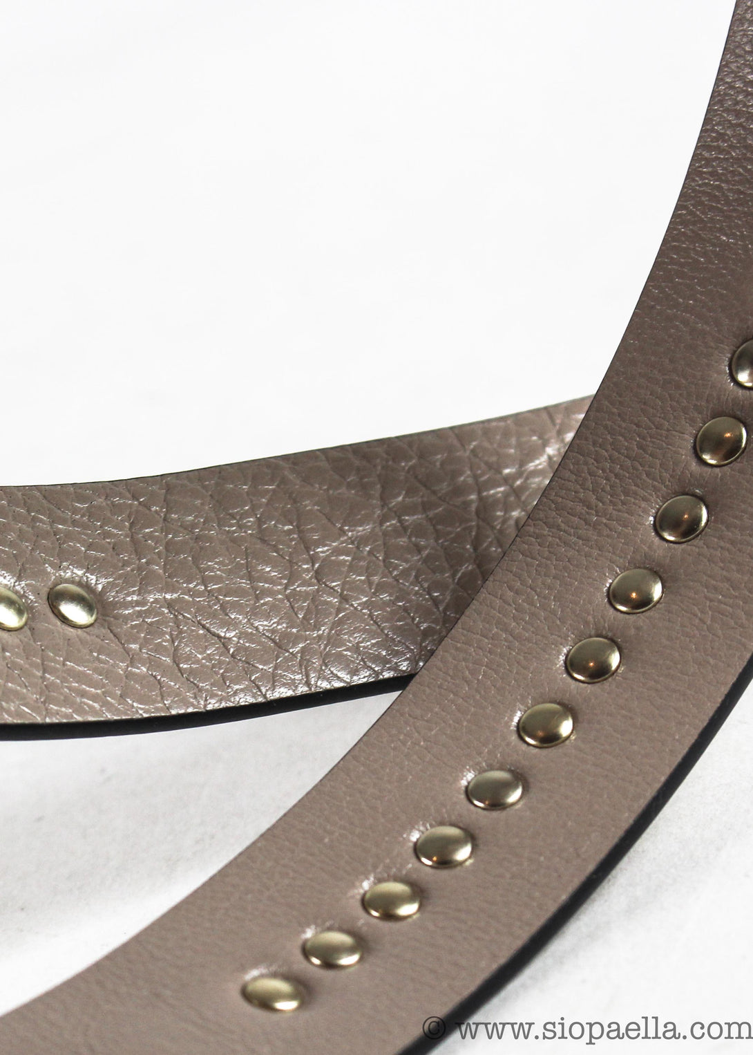 Valentino Beige Rockstud Leather Belt - Siopaella Designer Exchange